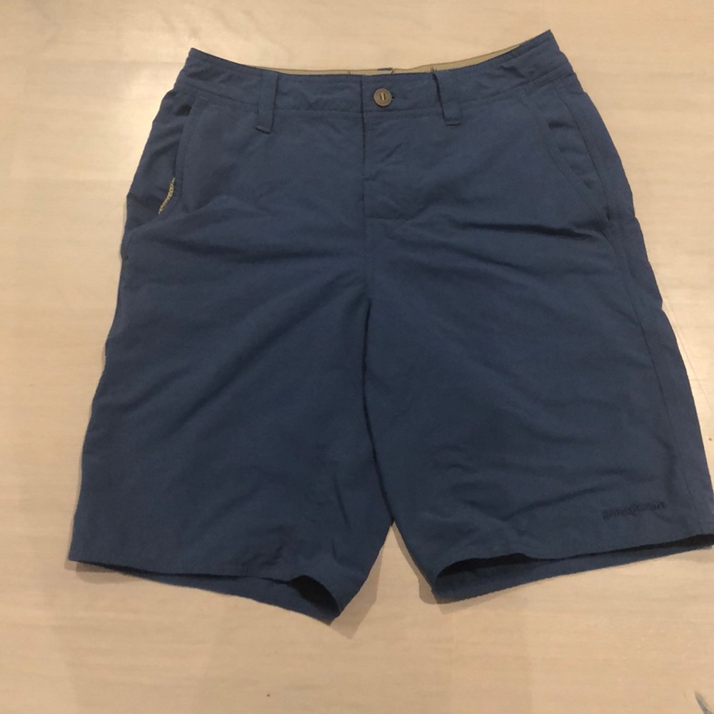 Blue Patagonia men’s shorts